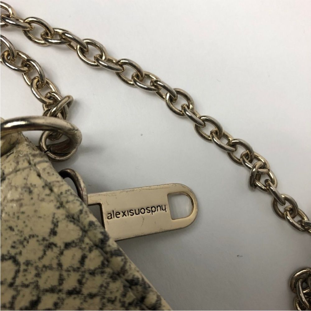 Alexis Hudson Queens Mini Snakeskin Crossbody Bag - Picture 5 of 6